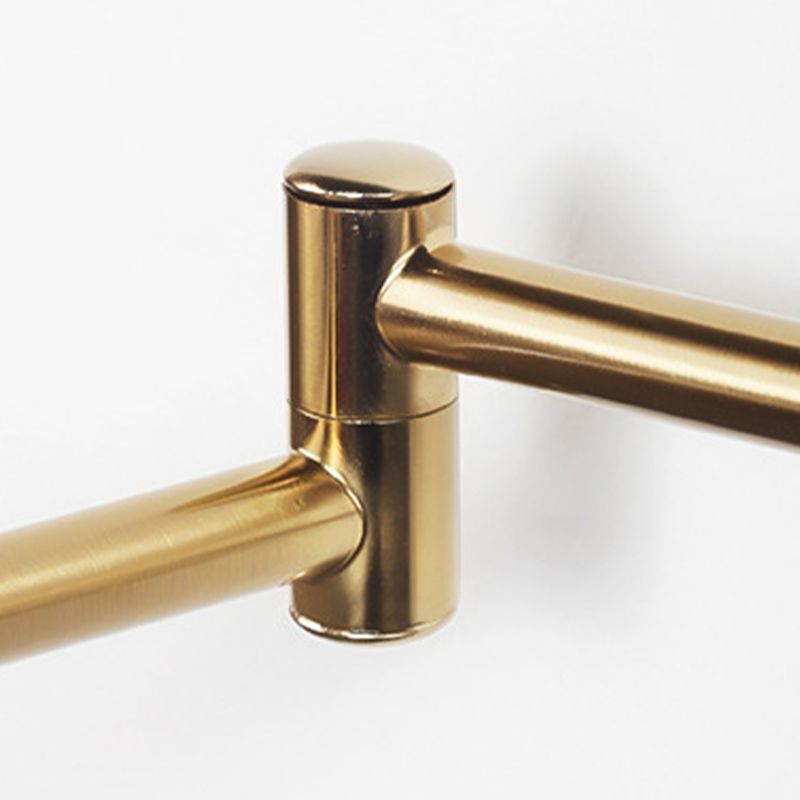 Freja close cylindrical pivot joining two gold-tone single-rod arm sections