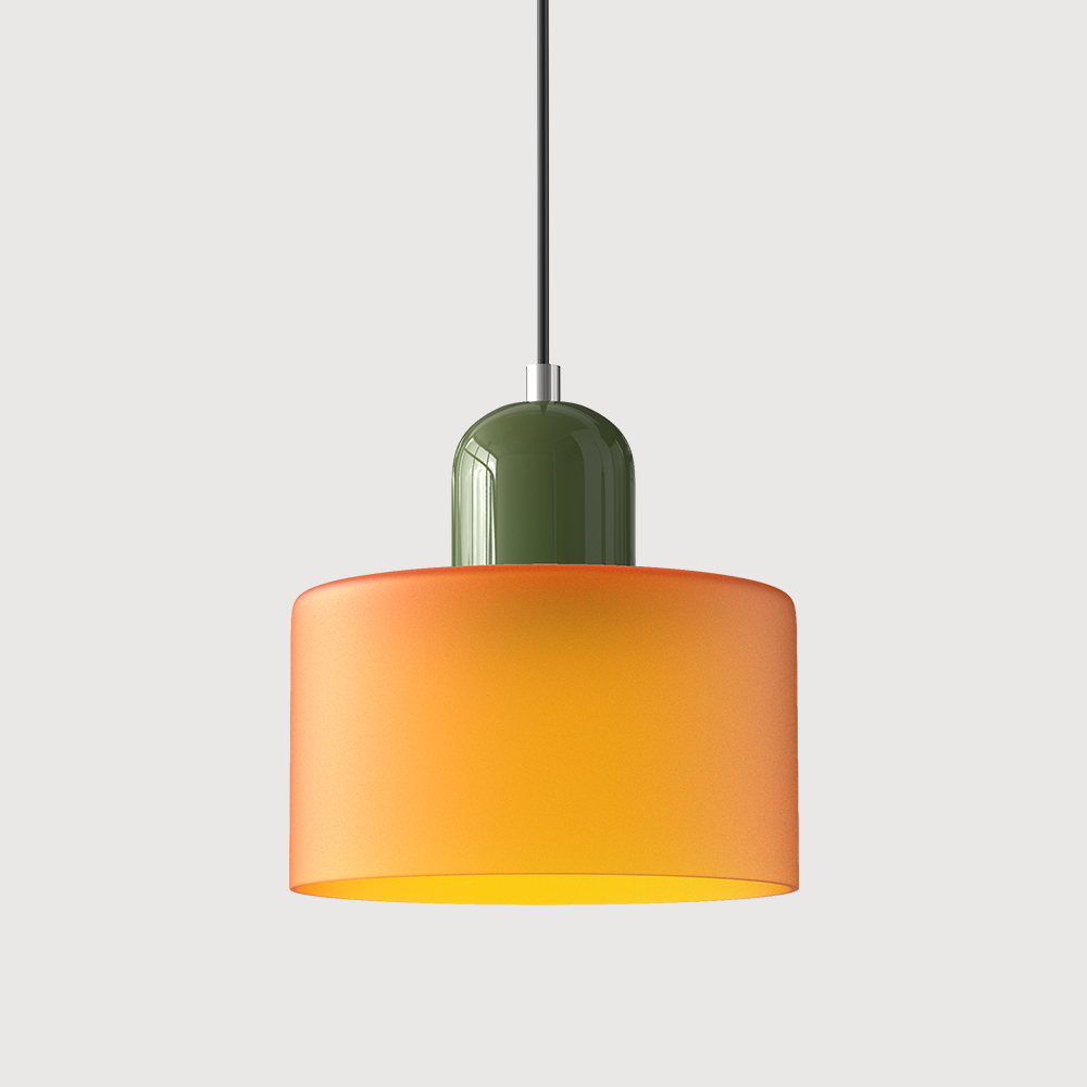 Morandi Modern White Glass Kitchen Island Pendant Light - Cueteks
