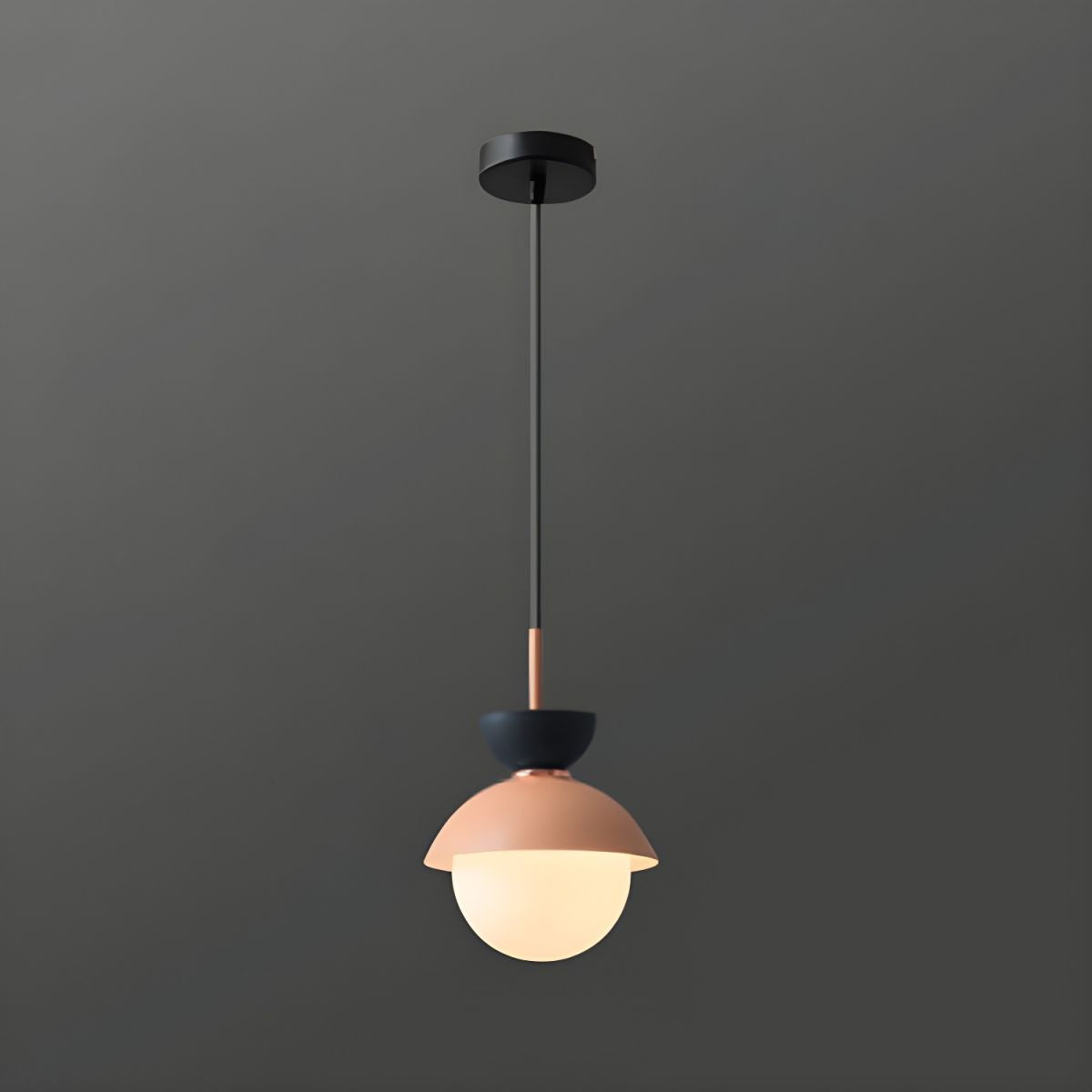 Cairns Nordic Metal Colorful Globe Pendant Light, Bedroom - Cueteks