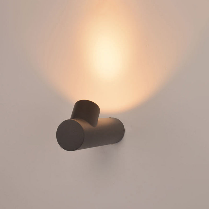 Orr Modern Waterproof Outdoor Wall Lighting, White & Black - Cueteks