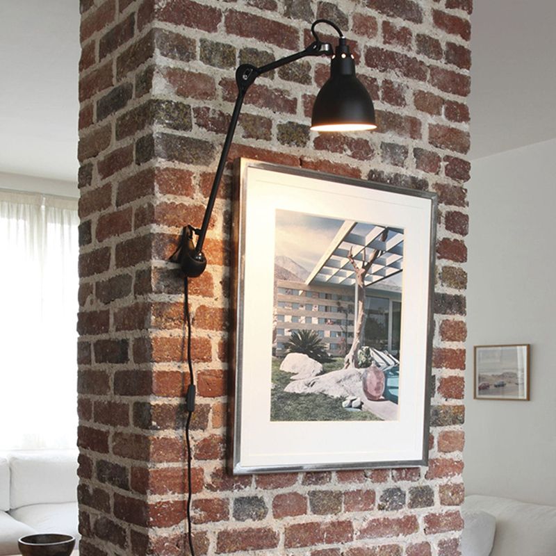 Brady Wall Lamp Modern/Minimalist, Adjustable Metal, 5-color, Living Room - Cueteks