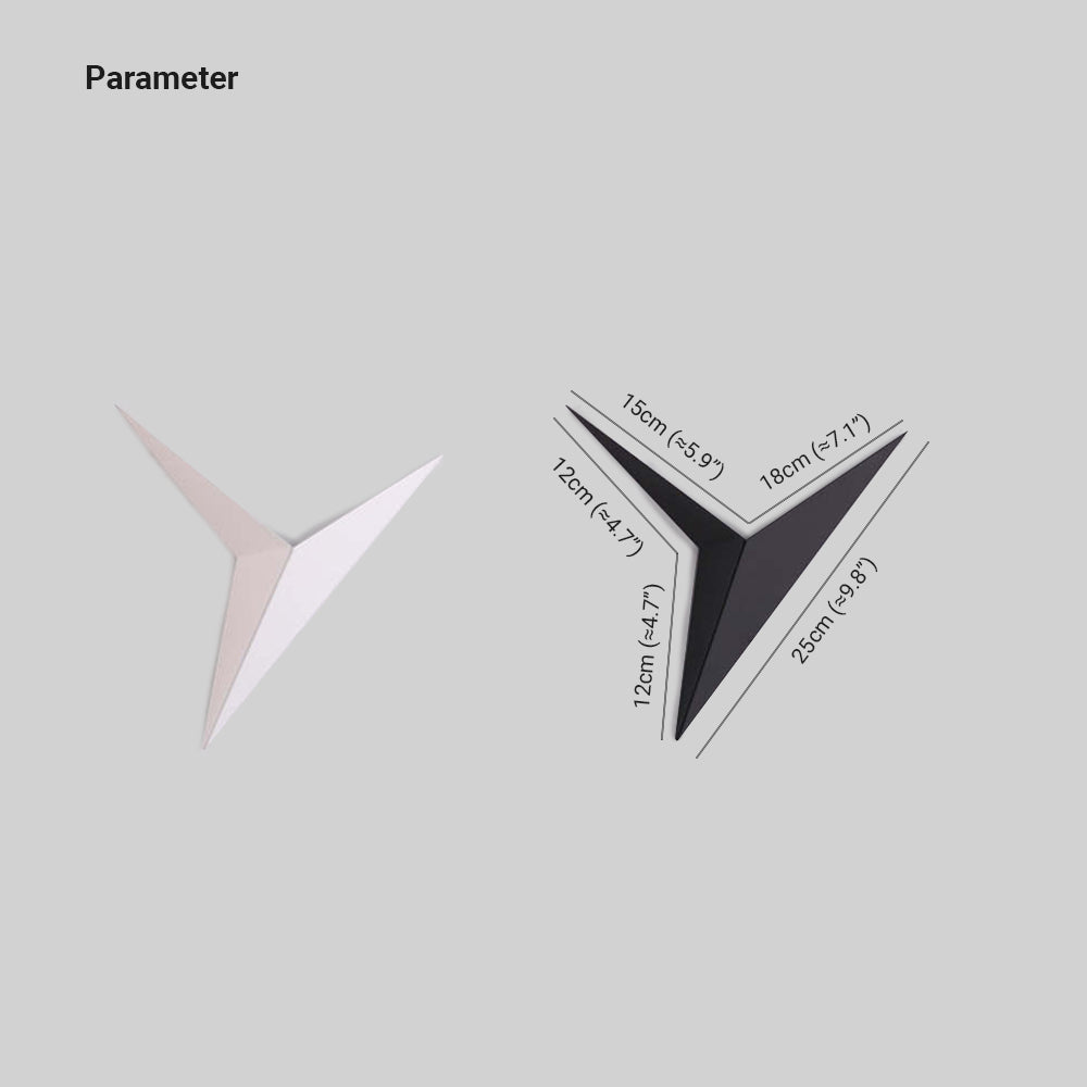 Orr triangle drawing with 15, 18 and 25 cm edge labels and two 12 cm inner segments