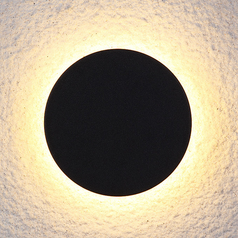 Orr Minimalist Round/Square Outdoor Wall Lamp LED Black/White - Cueteks