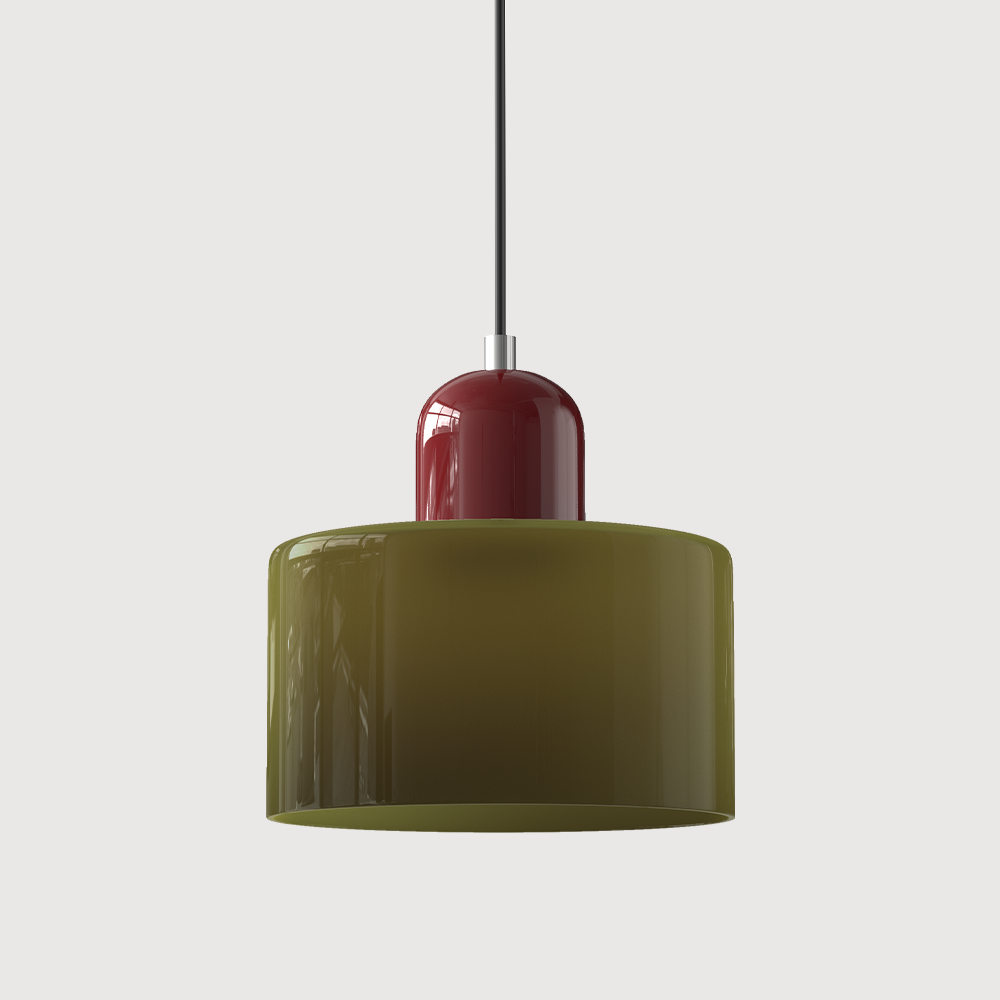 Morandi Modern White Glass Kitchen Island Pendant Light - Cueteks