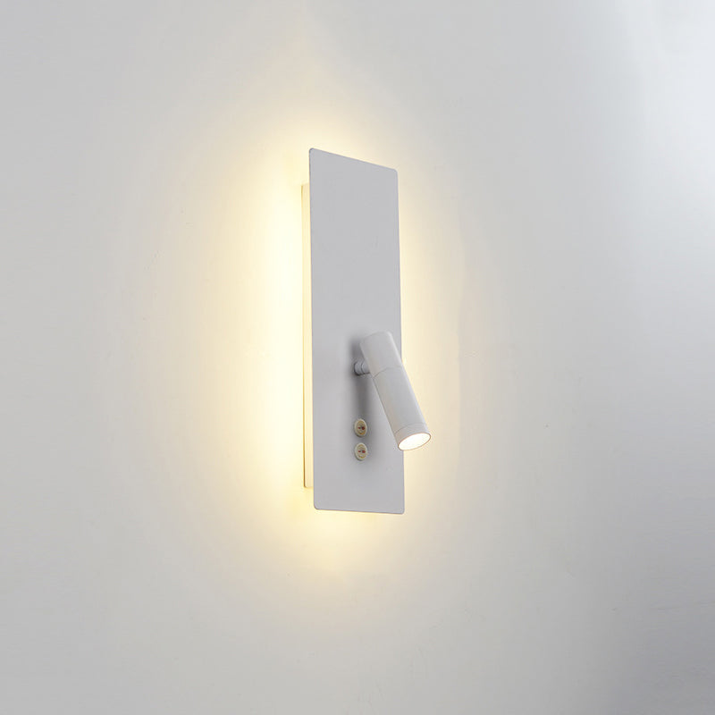 White Orr wall light casting light on the wall