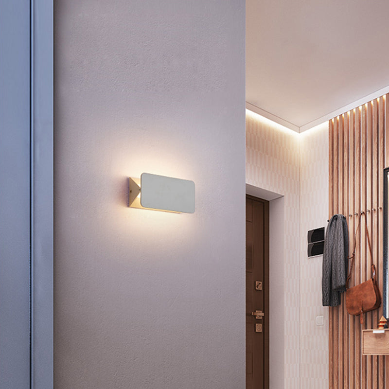 Orr LED Metal Indoor Wall Lamp Rotatable, White - Cueteks