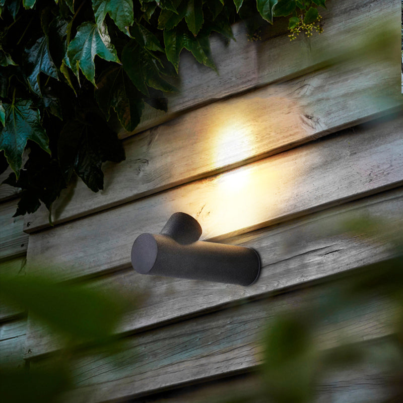 Orr Modern Waterproof Outdoor Wall Lighting, White & Black - Cueteks