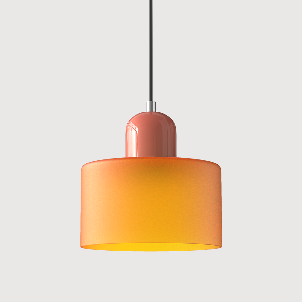 Morandi Modern White Glass Kitchen Island Pendant Light - Cueteks