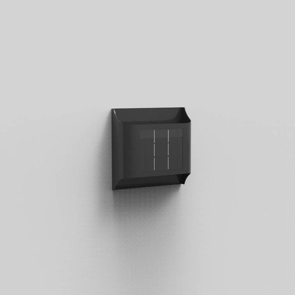 Unlit compact black Orr wall fixture
