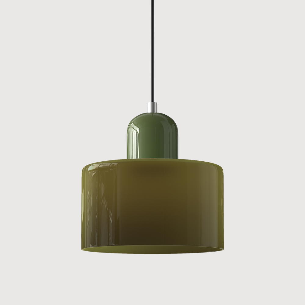 Morandi Modern White Glass Kitchen Island Pendant Light - Cueteks