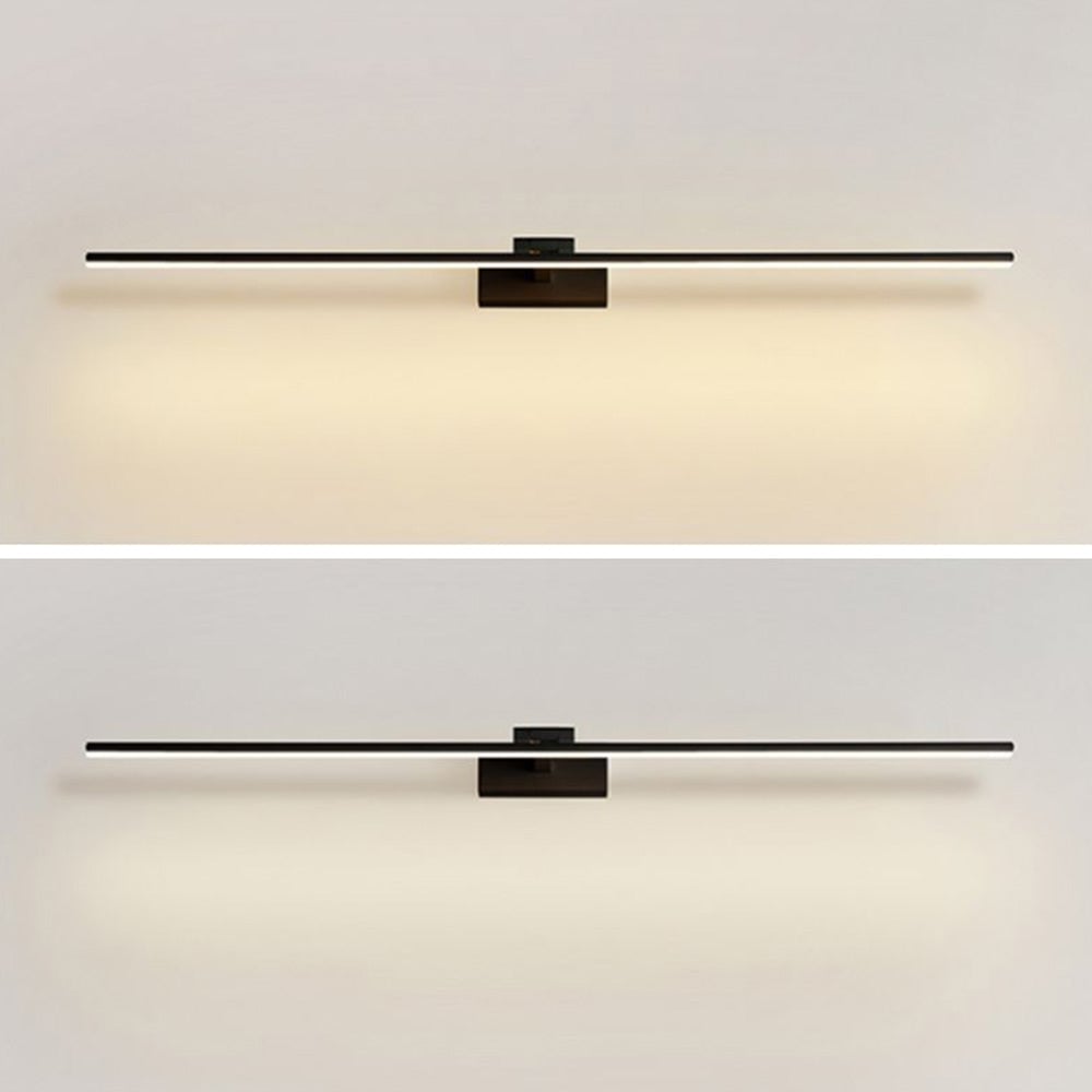 Two Black Leigh front views with central rectangular plates and differing light-face appearances