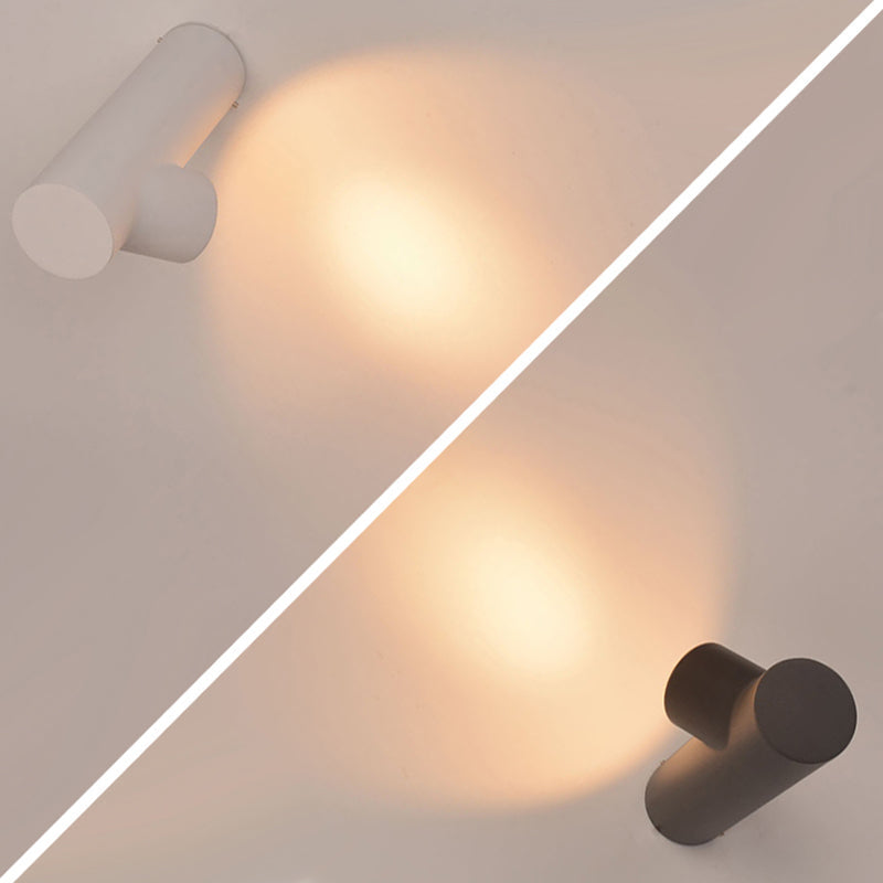 Orr Modern Waterproof Outdoor Wall Lighting, White & Black - Cueteks
