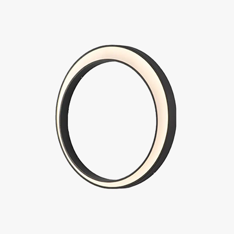Elif Modern Ring Metal Wall Light, Art, Outdoor - Cueteks