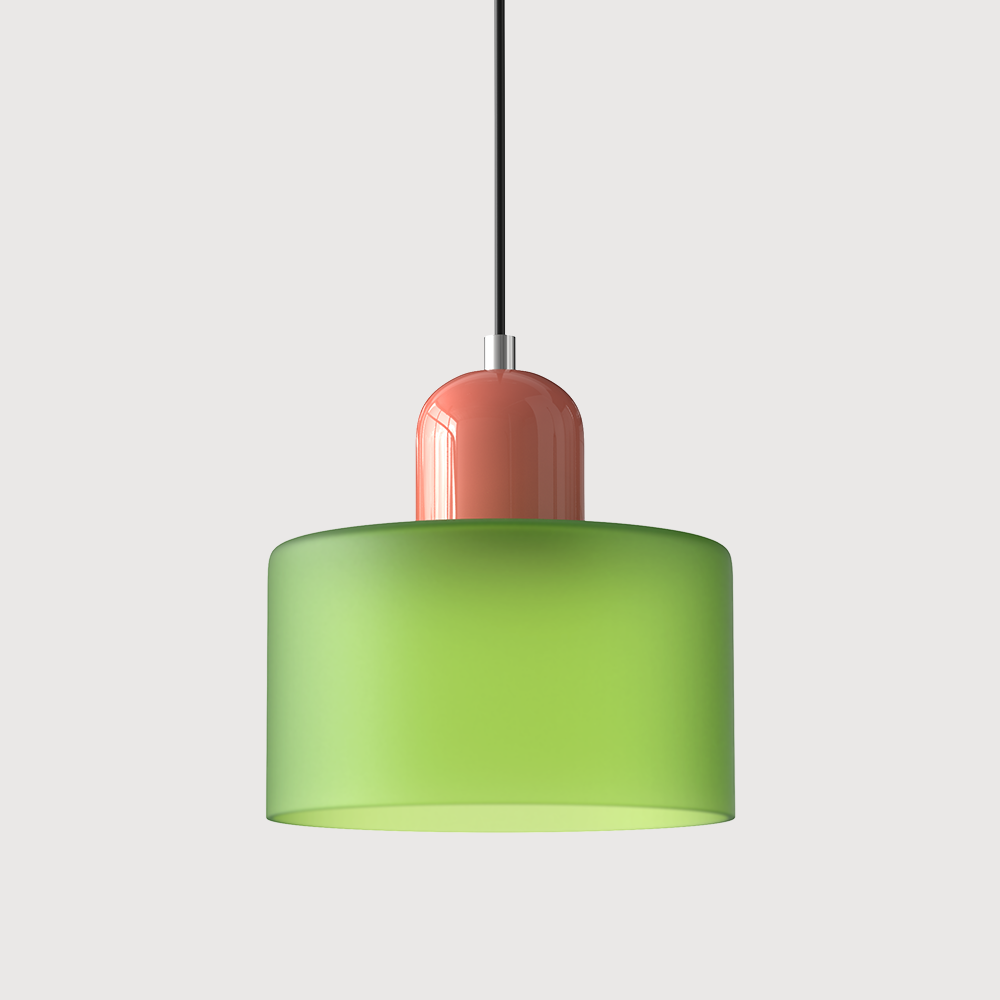 Morandi Modern White Glass Kitchen Island Pendant Light - Cueteks