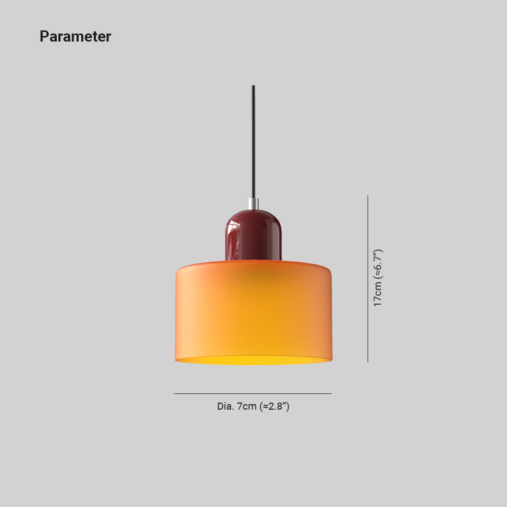 Morandi Modern White Glass Kitchen Island Pendant Light - Cueteks