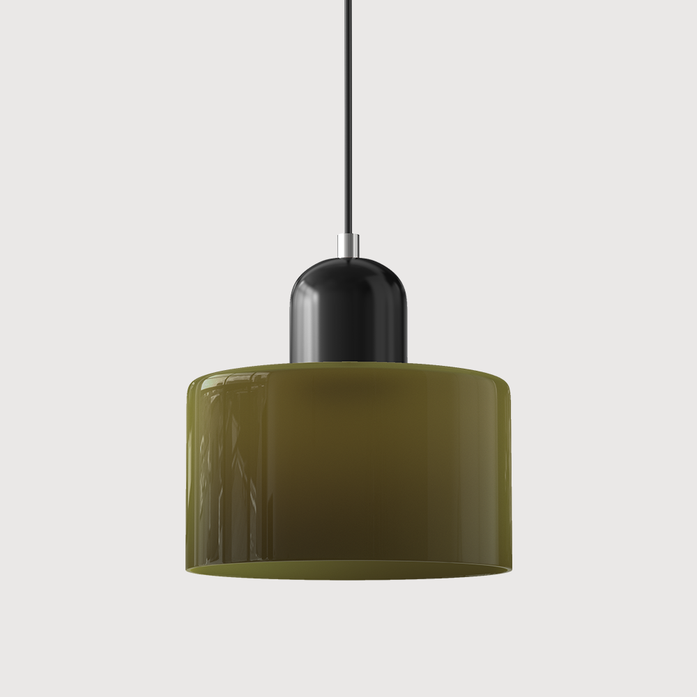 Morandi Modern White Glass Kitchen Island Pendant Light - Cueteks