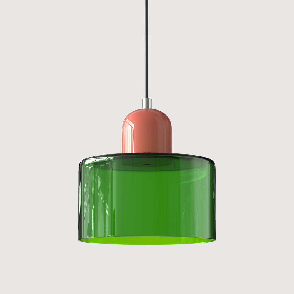 Morandi Modern White Glass Kitchen Island Pendant Light - Cueteks