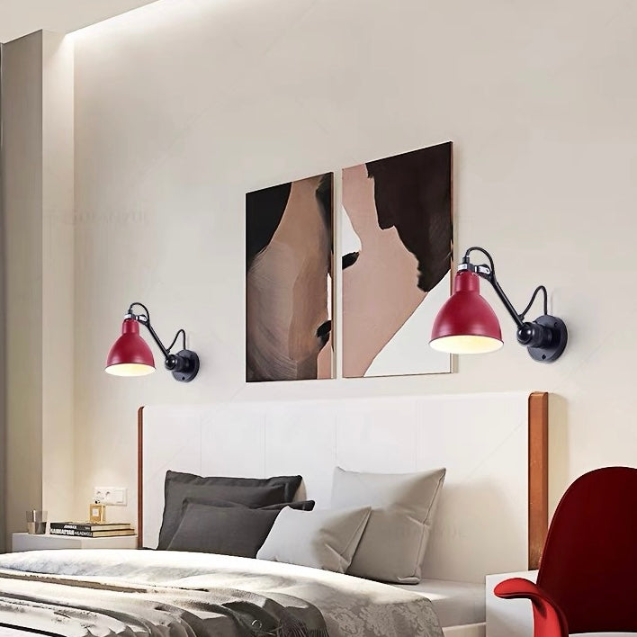 Brady Wall Lamp Modern/Minimalist, Adjustable Metal, 5-color, Living Room - Cueteks