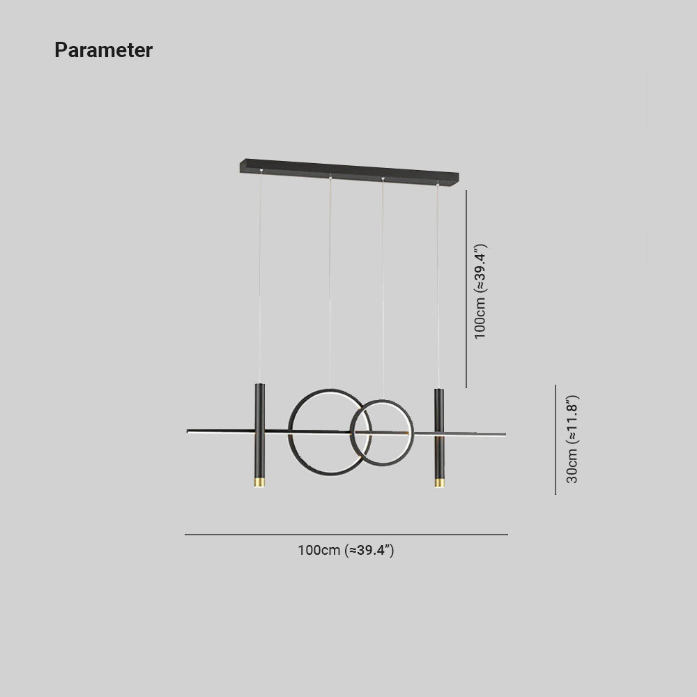 Madina diagram showing 100 cm width, 30 cm body height and 100 cm suspension segment.