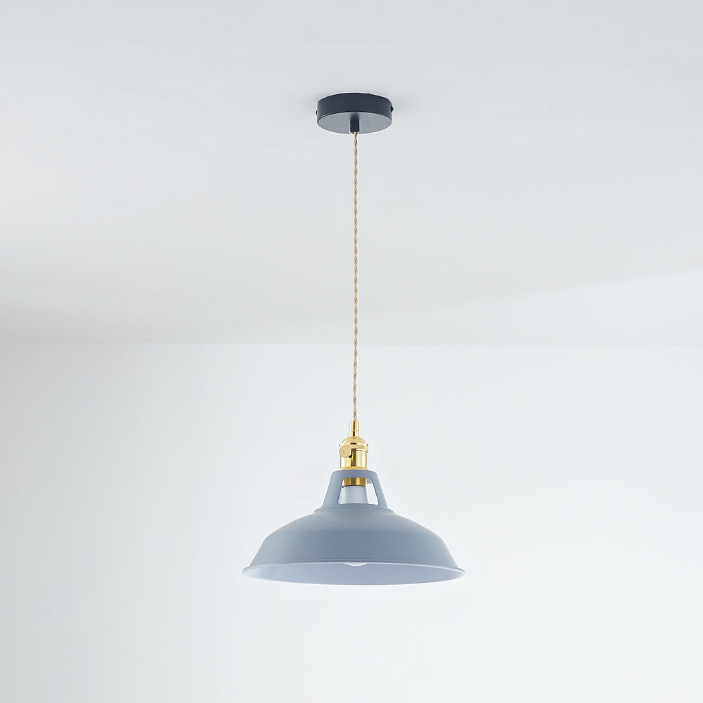 Morandi metal dome pendant light
