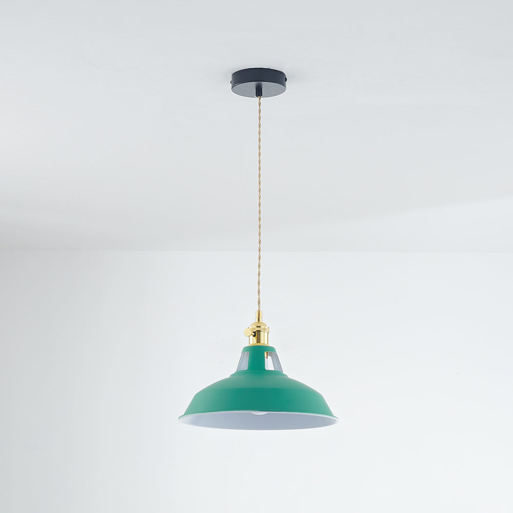 Morandi metal dome pendant light