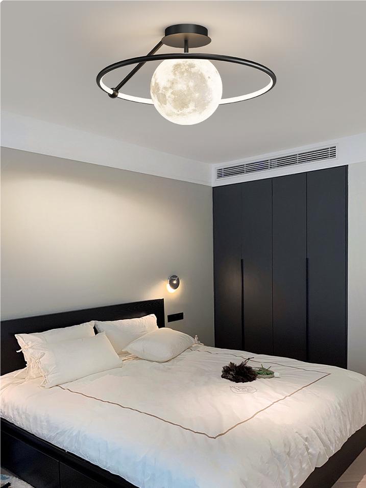 Modern Minimalist Nordic Creative Moon Ceiling Light - Cueteks