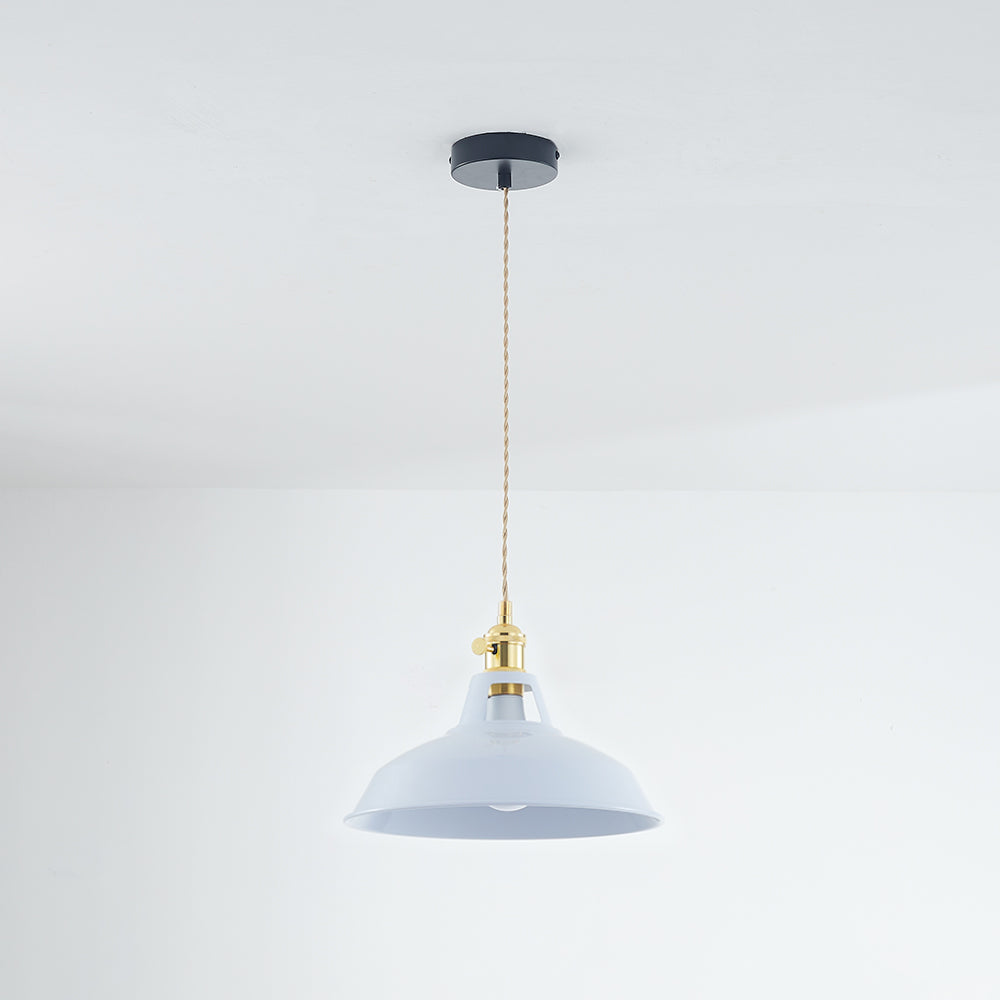 Morandi metal dome pendant light