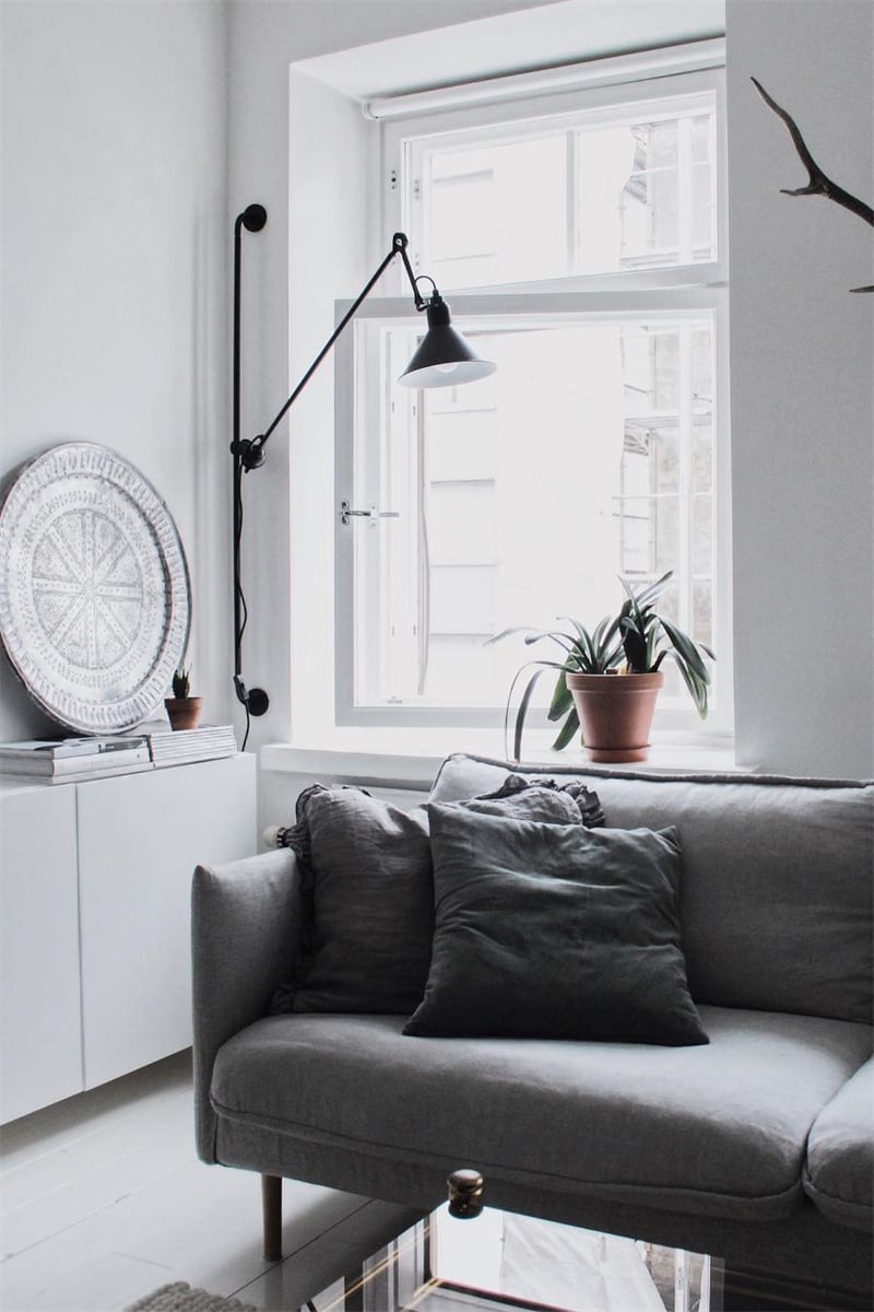 Industrial Lampe Gras Wall Light for Reading Nook - Cueteks