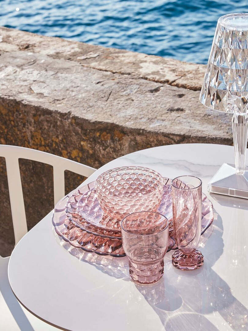 Sparkle Acrylic Battery Table Lamp for Ambiance - Cueteks