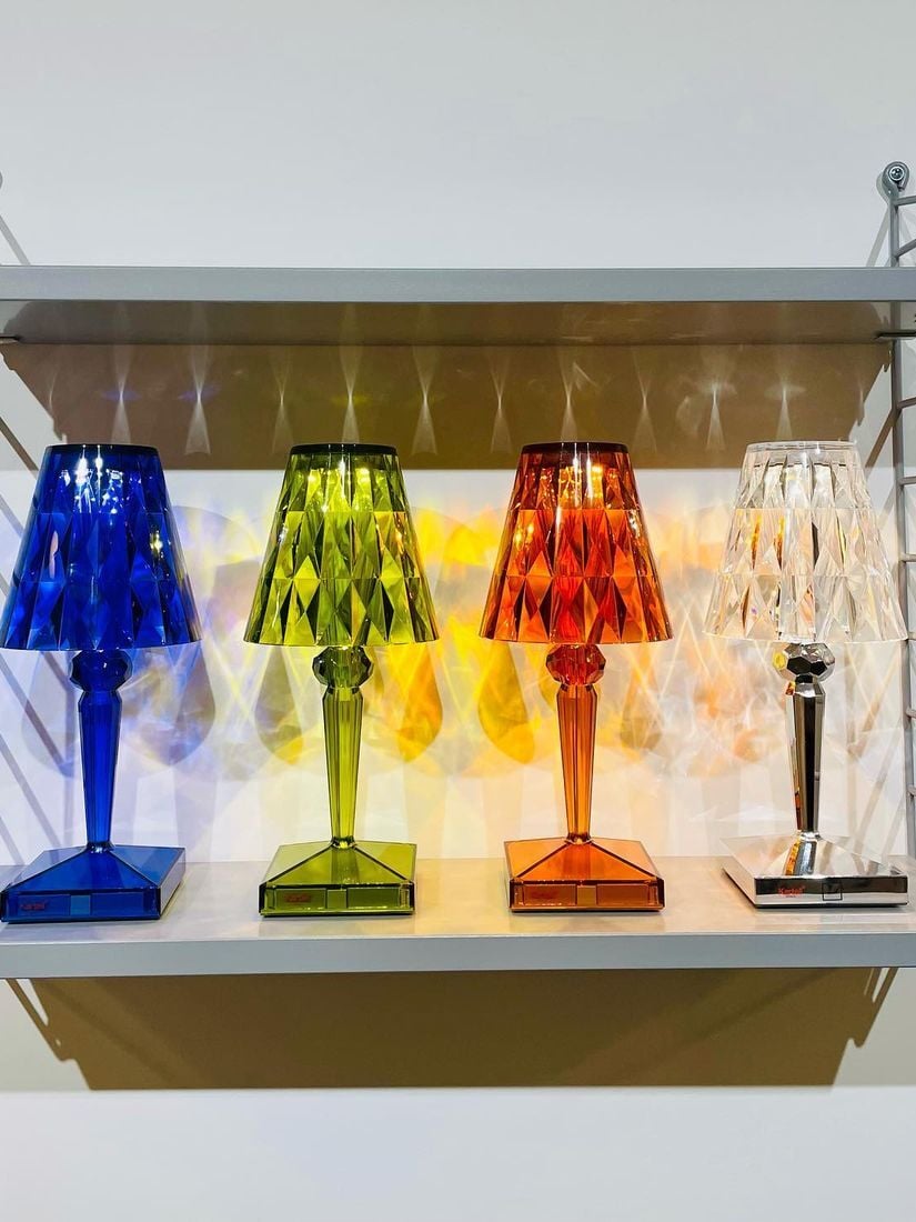 Sparkle Acrylic Battery Table Lamp for Ambiance - Cueteks