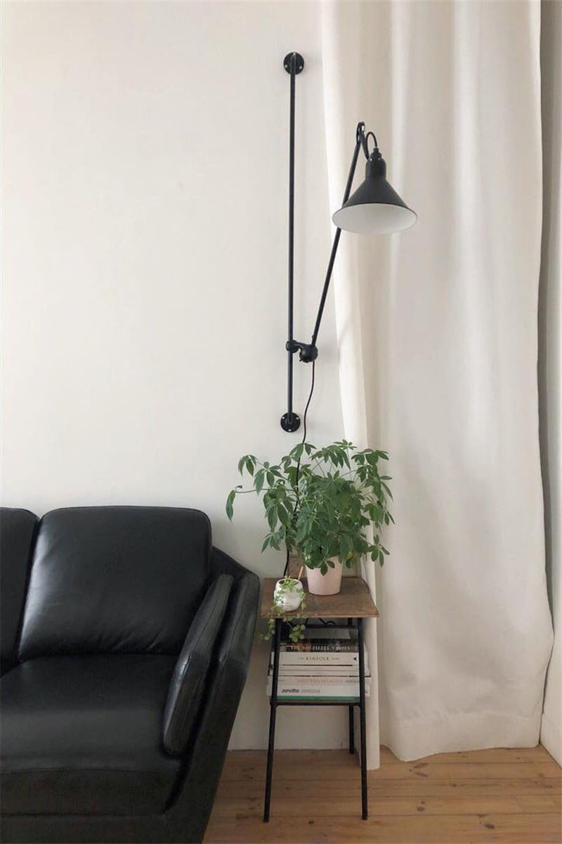 Industrial Lampe Gras Wall Light for Reading Nook - Cueteks