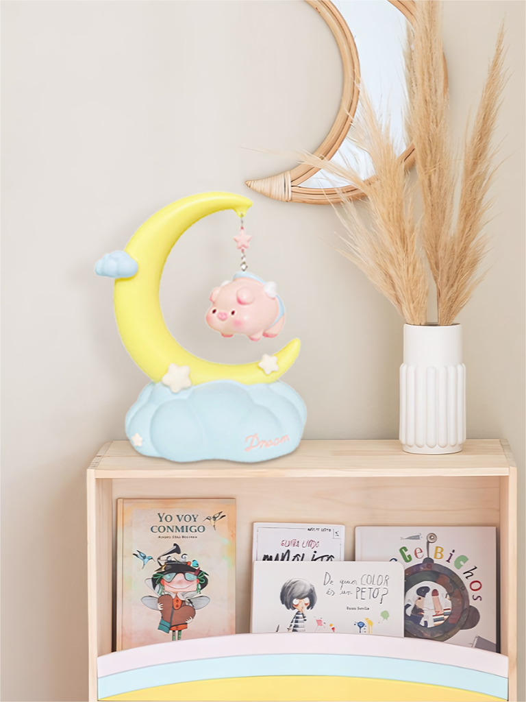 Oinky Pink Piggy Bedside Night Lamp - Cueteks