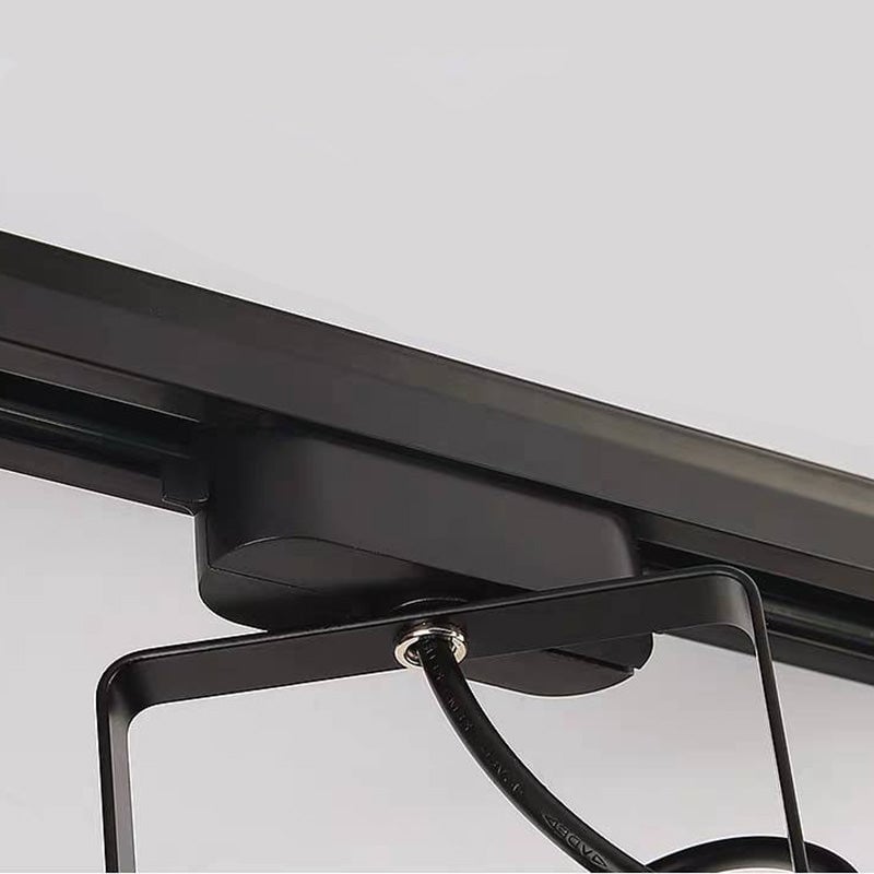 Close view of a track adapter shown for the Alessio directional light