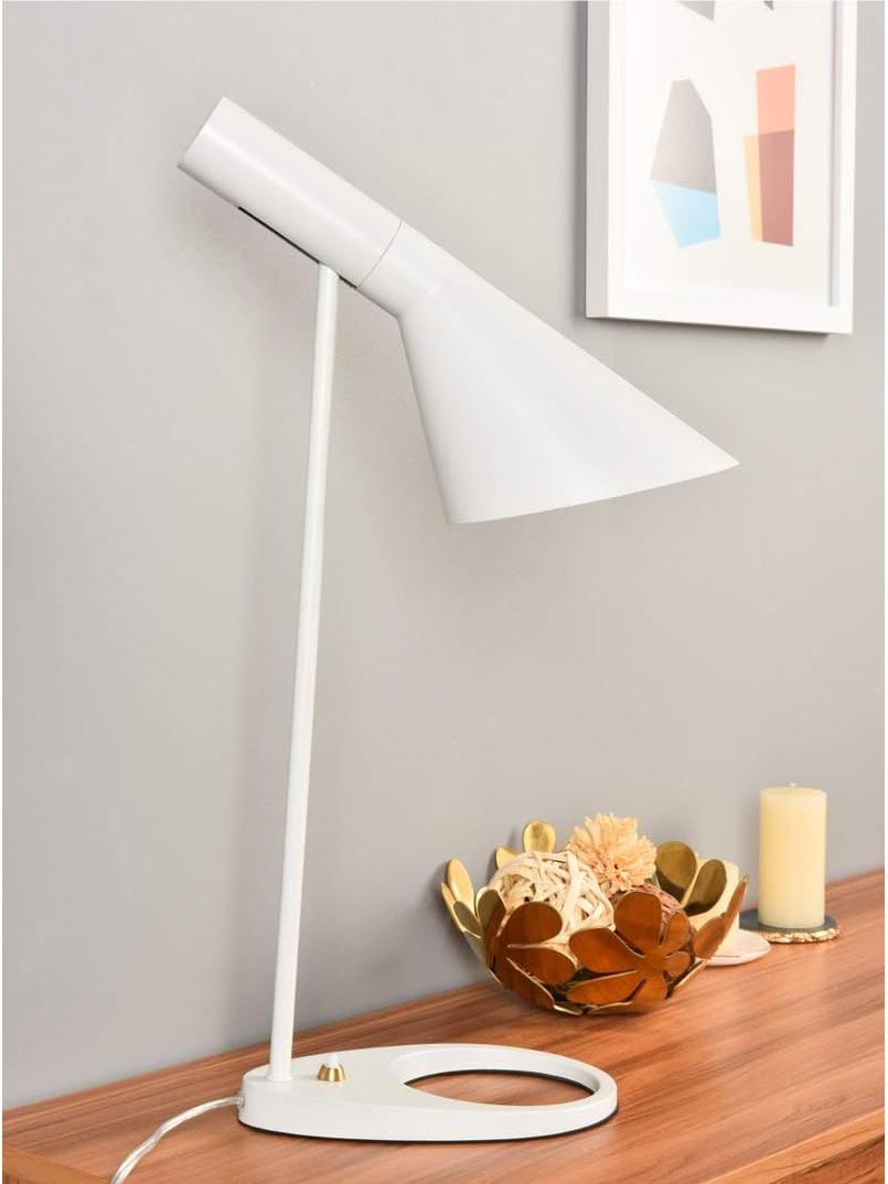 Directional Asymmetrical Metal Table Lamp for Office - Cueteks