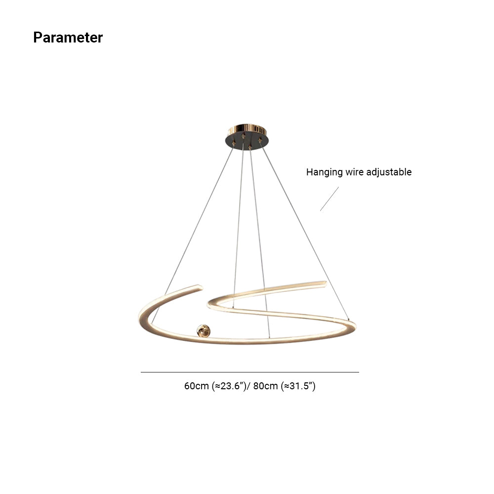Louise diagram with 60 or 80 cm diameter and adjustable hanging wires