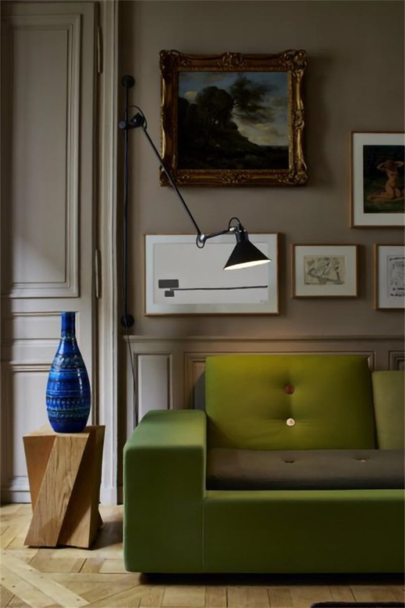 Industrial Lampe Gras Wall Light for Reading Nook - Cueteks