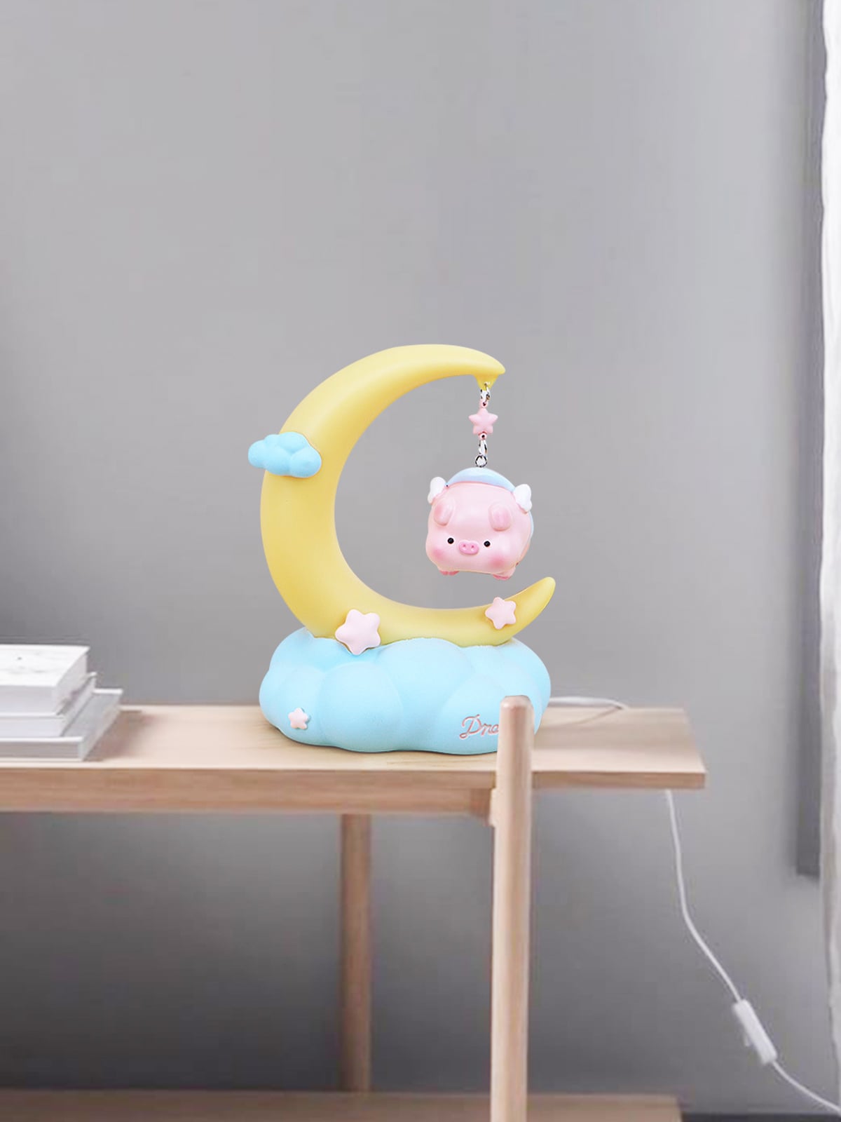 Oinky Pink Piggy Bedside Night Lamp - Cueteks