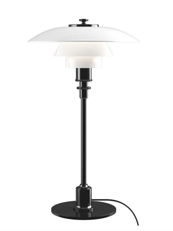 Contemporary Danish Disc Metal Table Lamp for Bedroom - Cueteks