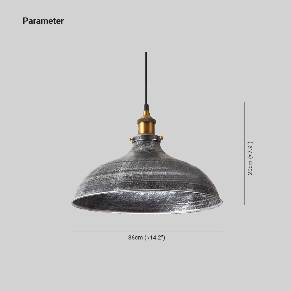 Alessio dimension diagram labels 36 cm width and 20 cm body height, excluding the hanging cord.