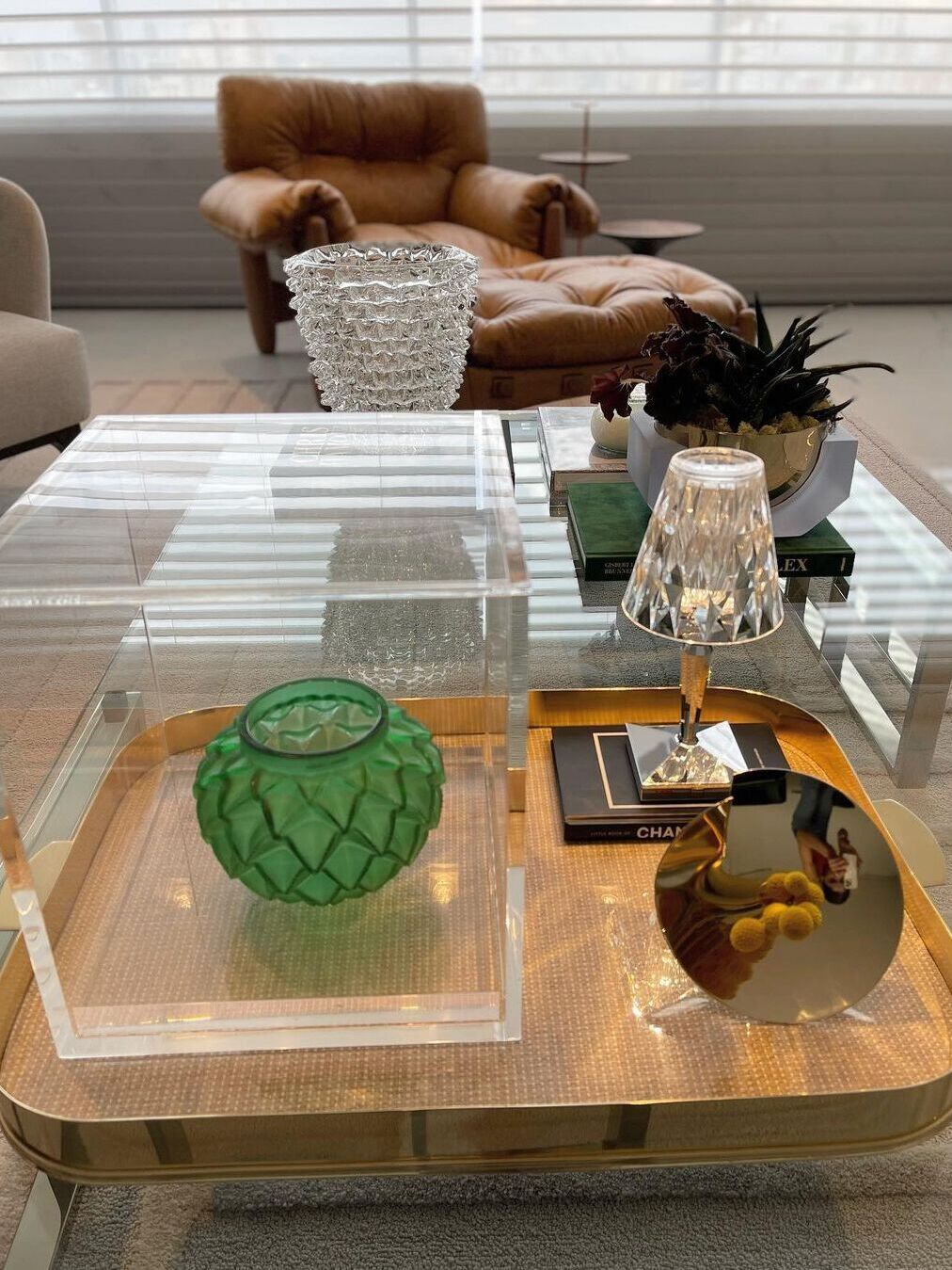 Sparkle Acrylic Battery Table Lamp for Ambiance - Cueteks