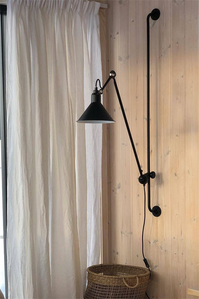 Industrial Lampe Gras Wall Light for Reading Nook - Cueteks