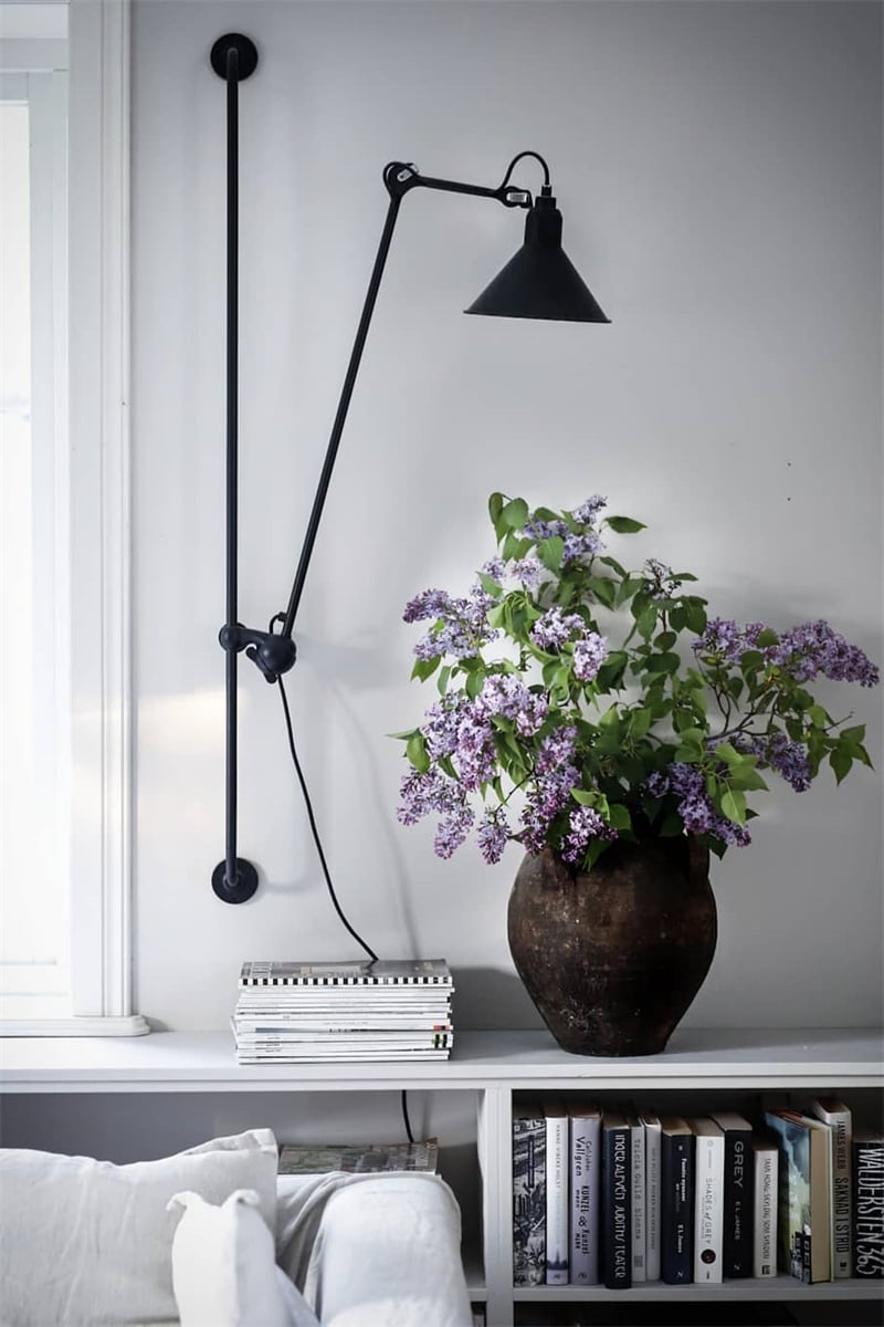 Industrial Lampe Gras Wall Light for Reading Nook - Cueteks