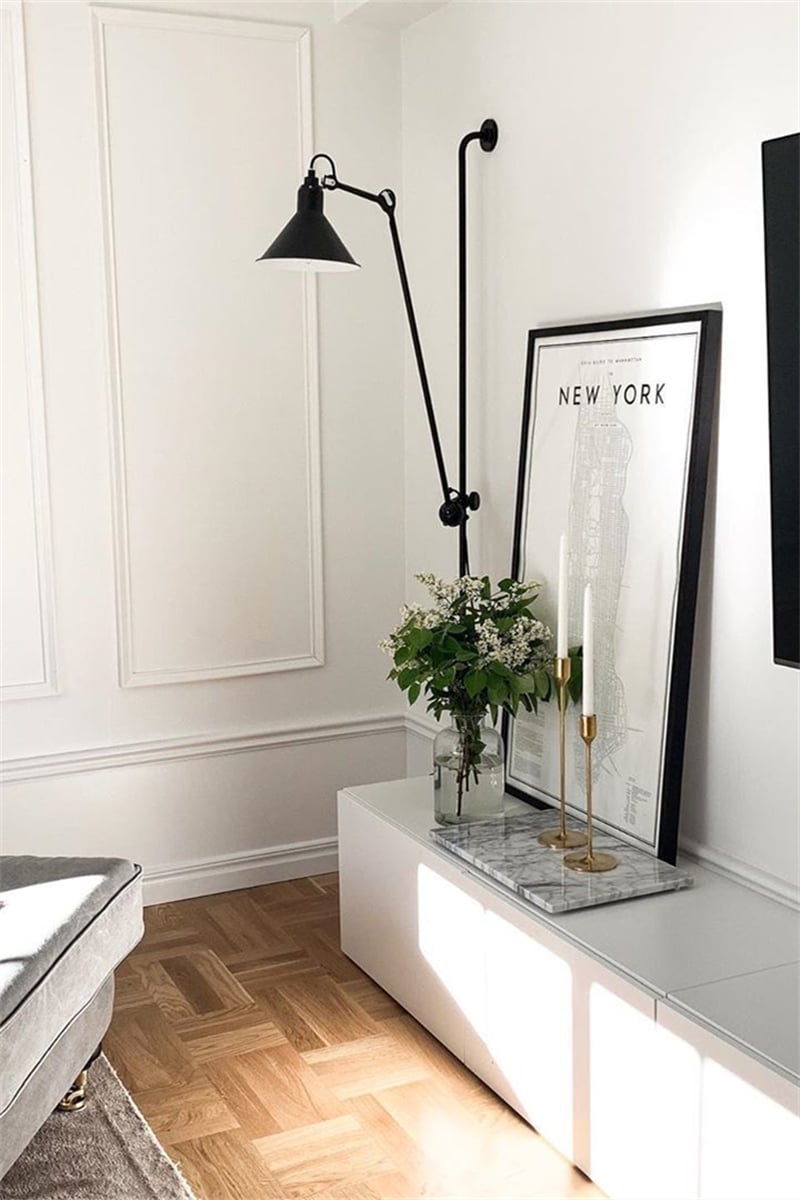 Industrial Lampe Gras Wall Light for Reading Nook - Cueteks