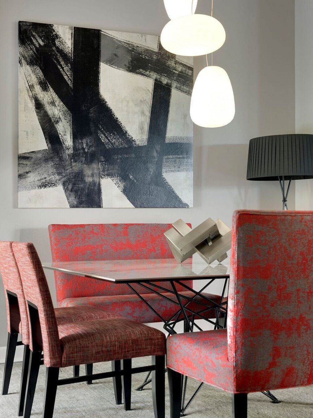 Modern Metal Rituals Pendant Light for Restaurant - Cueteks