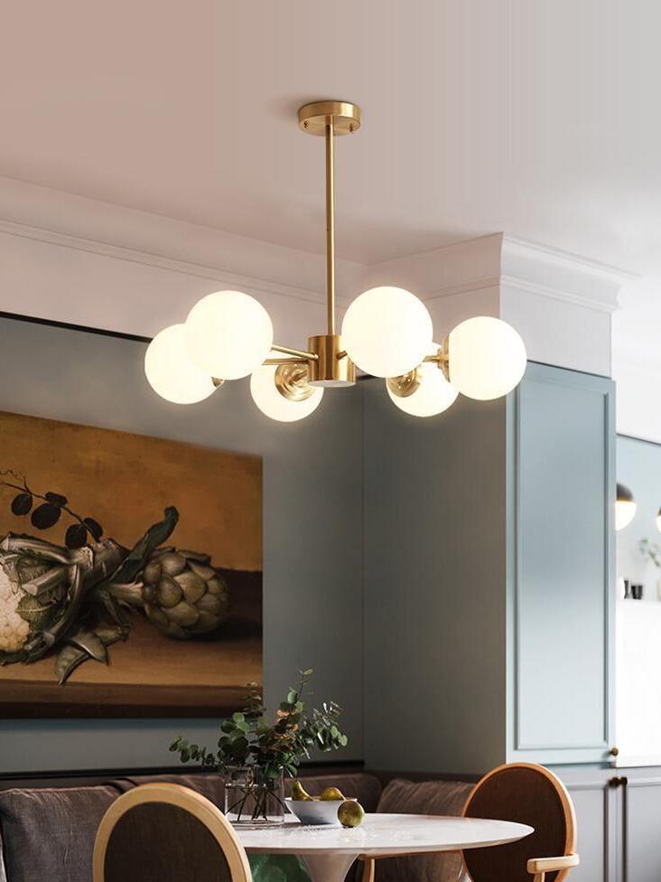 Nordic Karrington Glass Ball Chandeliers - Cueteks