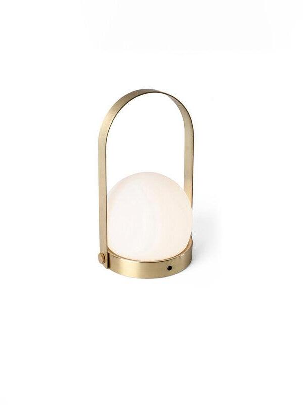 Portable Carrie Glass Ball LED Table Lamp - Cueteks