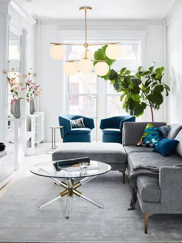 Sphere & Stem Chandelier - Cueteks