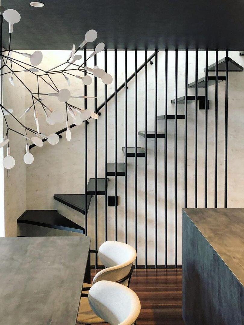 Black Heracleum Chandelier - Cueteks