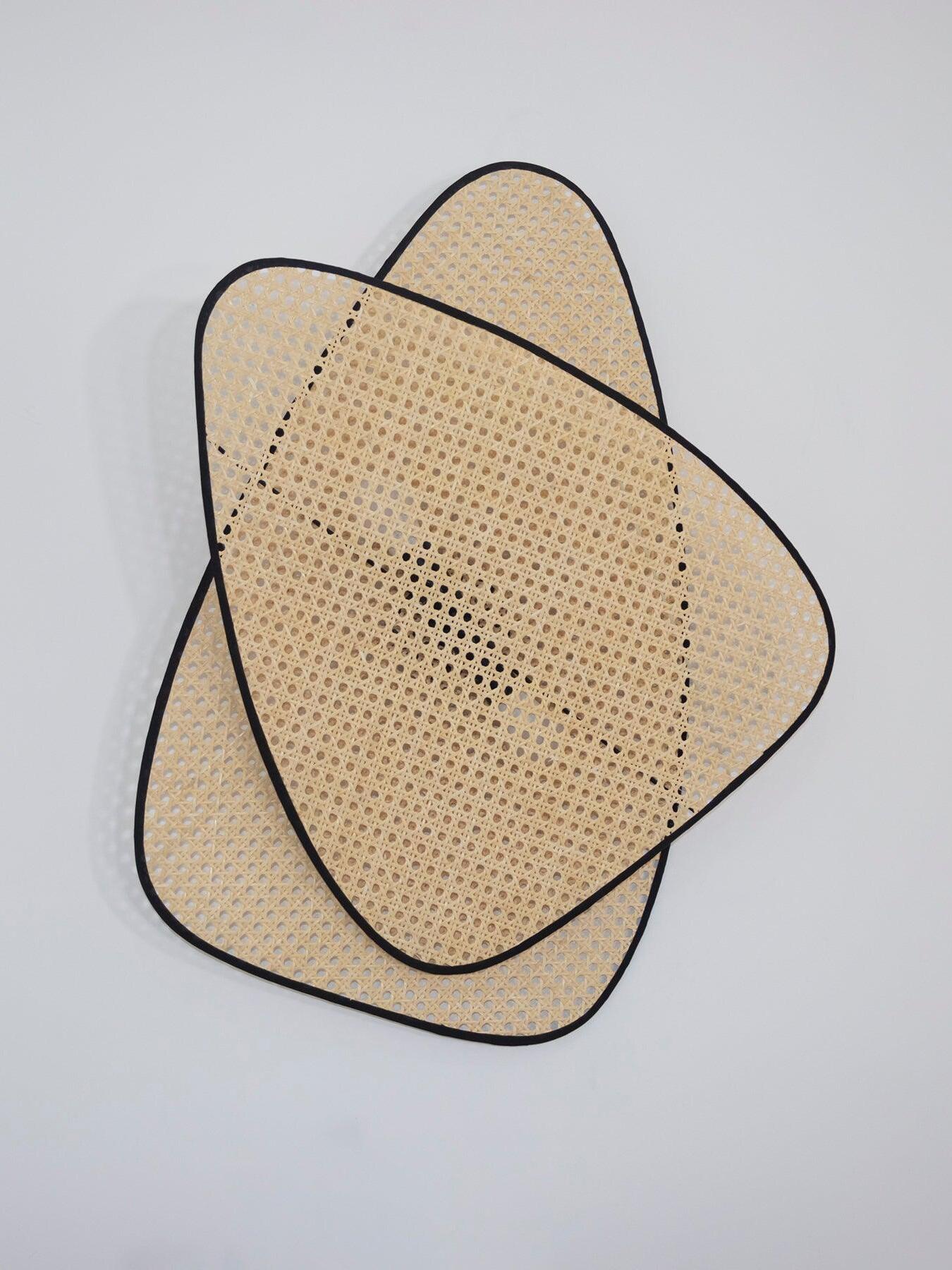 Rustic Bamboo Natural Screen Cannage Sconce - Cueteks