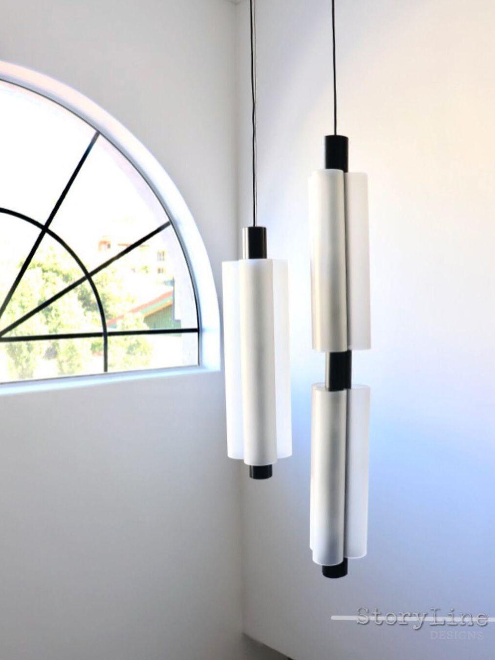 Modern Metal Metropol Linear Pendant Lamp - Cueteks